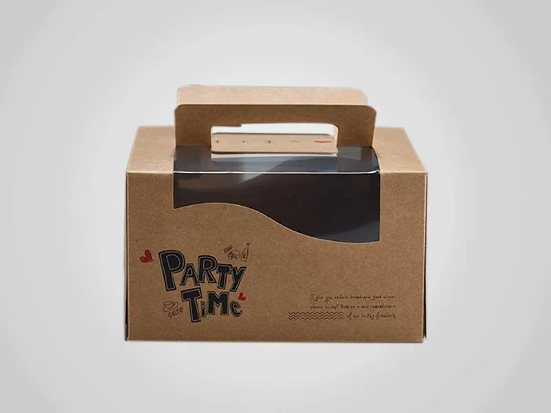 Custom Kraft Window Boxes