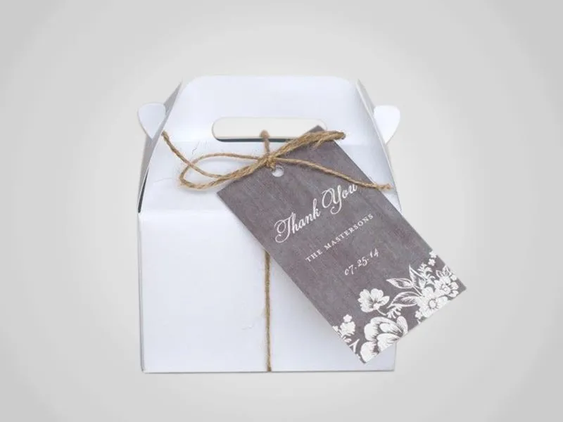 Custom White Gable Boxes - Image 2