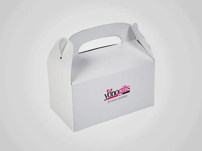 Custom White Gable Boxes